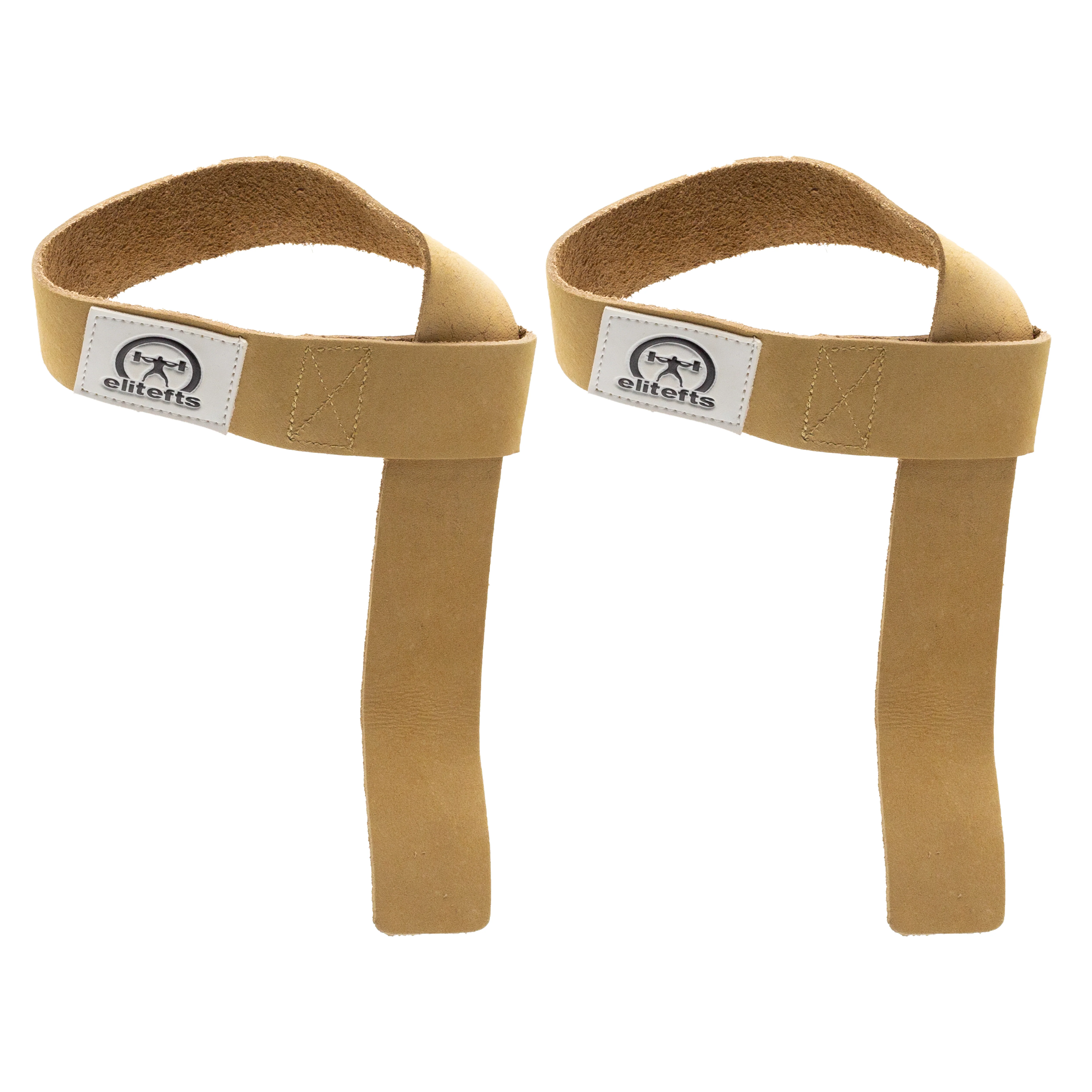 elitefts Leather Wrist Straps - Image 3