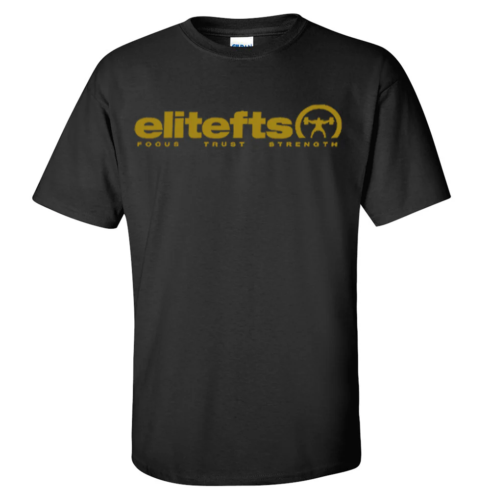 elitefts Tagline Vegas Gold T-Shirt - Image 2