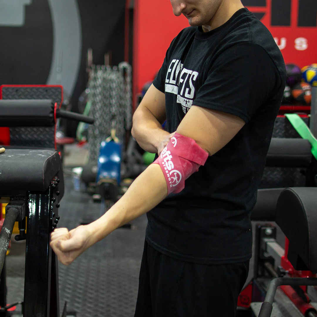 elitefts Pro Strong Compression Floss Red Band - Image 3