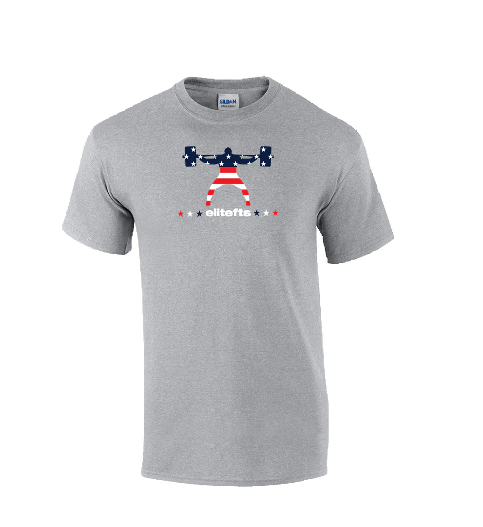 elitefts American Flag Squatter T-Shirt
