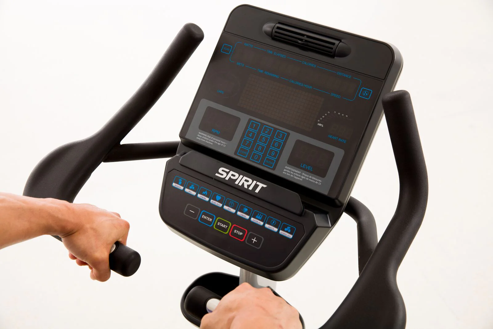 Spirit Fitness CU 900 Upright Bike - Image 3