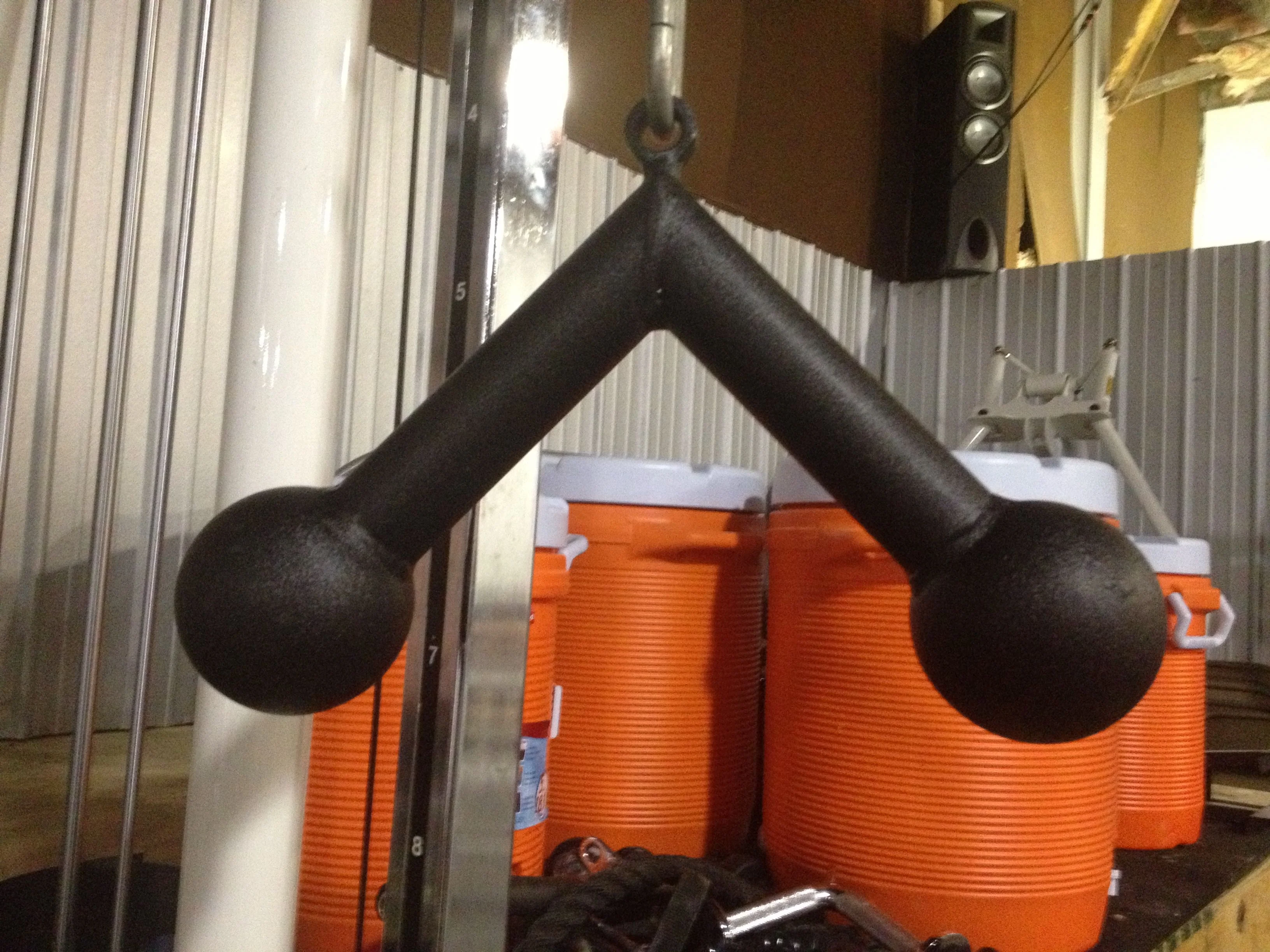 Triceps Press Down with 4" Hand Balls - Image 3
